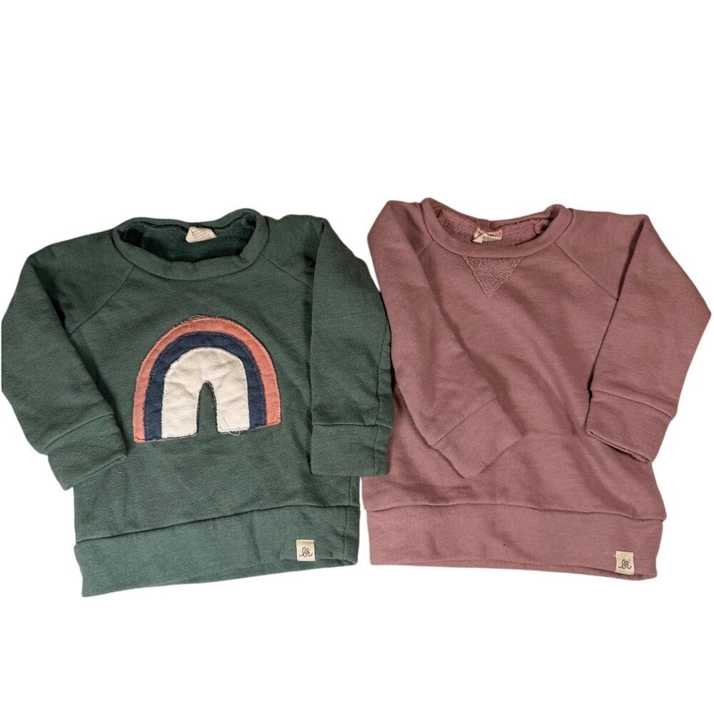 Lulu + Roo Baby Sweatshirt Bundle of 2 Size 12-18 Months